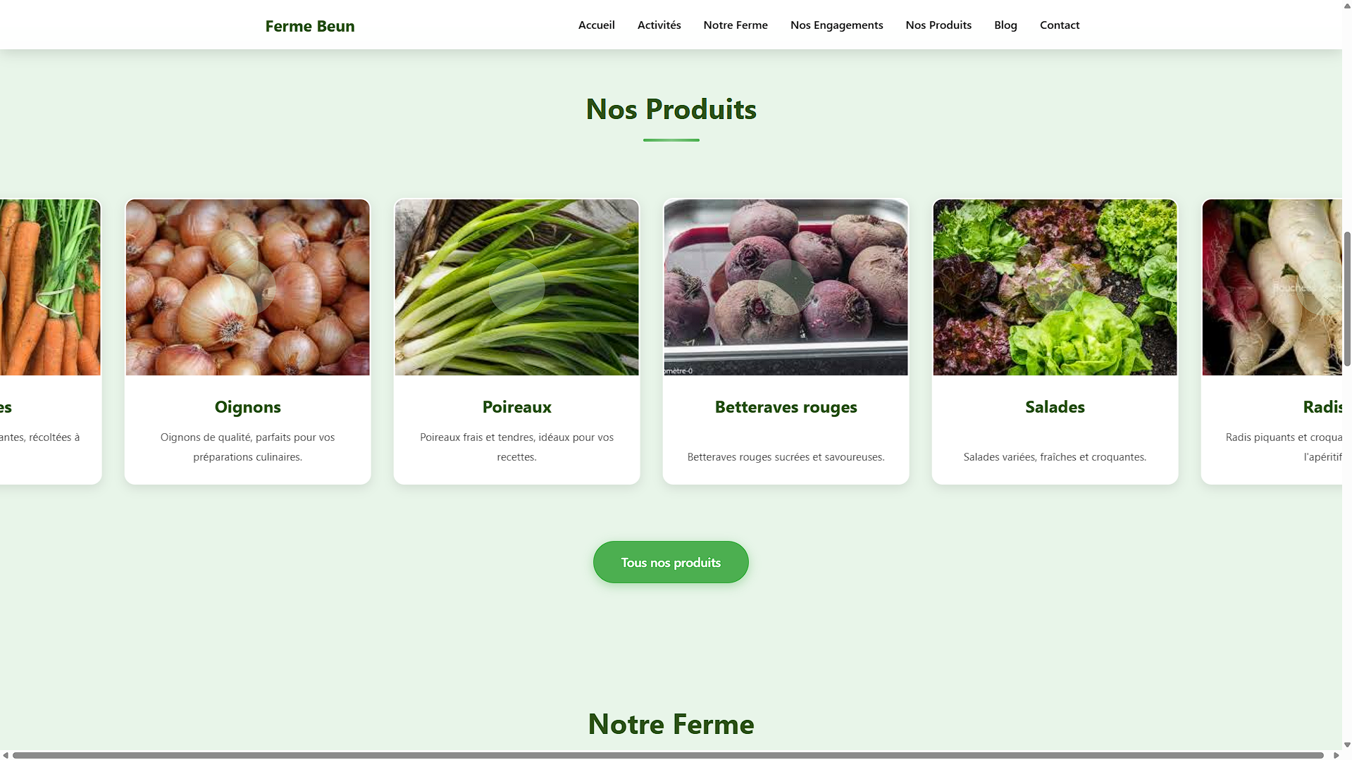 Site pour une ferme des Hauts de France – Projet 9